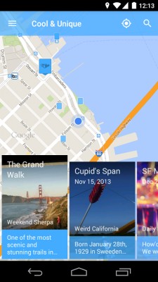 Сервис-гид Field Trip от Google обрёл Material Design