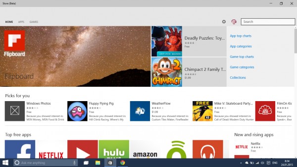 Microsoft выпустила крупное обновление Windows 10 Technical Preview