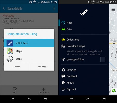 Количество загрузок Nokia HERE Maps в Google Play достигло 3 миллионов