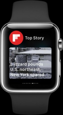На Apple Watch будет доступен персональный журнал Flipboard