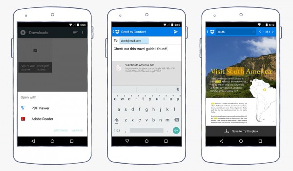 Dropbox для Android научился читать PDF-файлы и искать текст в документах