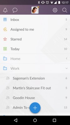 Wunderlist для Android и iOS получил новый дизайн
