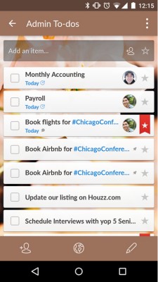 Wunderlist для Android и iOS получил новый дизайн