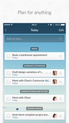 Wunderlist для Android и iOS получил новый дизайн