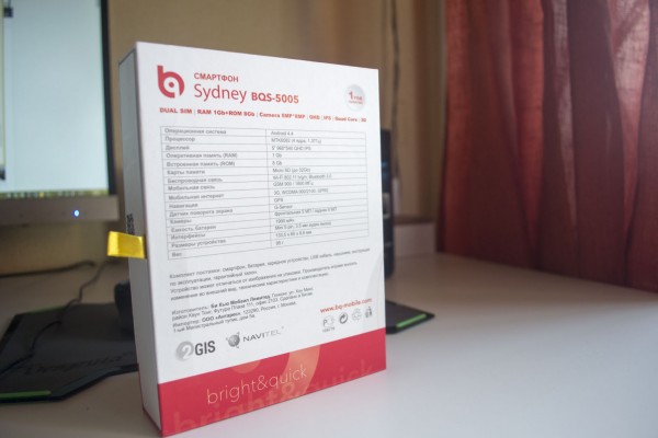 Обзор BQ BQS-5005 SYDNEY