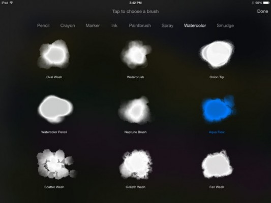 Обновление Pixelmator с функцией акварельного рисунка
