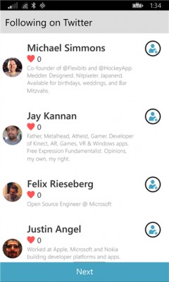 Telescope — неофициальный клиент Periscope для Windows Phone