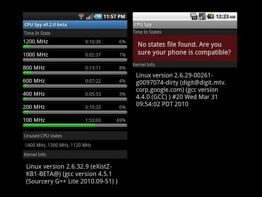 Известное приложение CPU Spy получило «материальный» дизайн