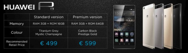 Huawei презентовала флагманский P8 и сбалансированный P8 Lite