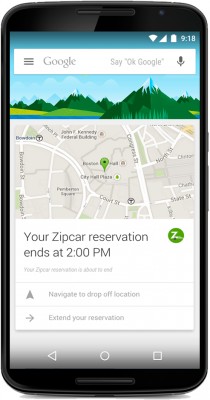 В Google Now появились карточки от еще 70 приложений