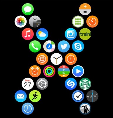 Что можно изобразить на рабочем столе Apple Watch с помощью иконок