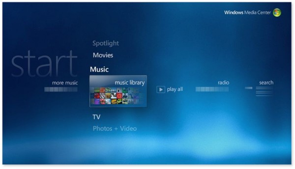 Microsoft откажется от Windows Media Center в новых ОС