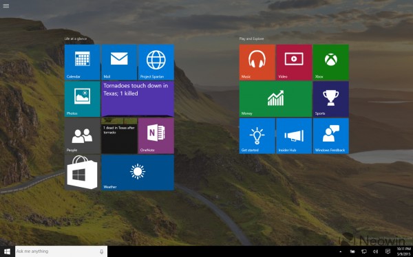 Windows 10 Insider Preview: утечка сборки 10114, скриншоты и видео