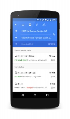 Google Карты для Android  получили новую полезную функцию