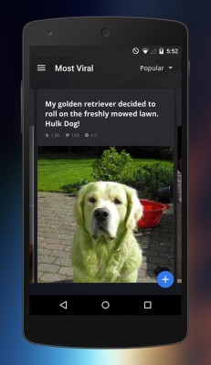 Imgur для Android стал нативным и получил свежий интерфейс