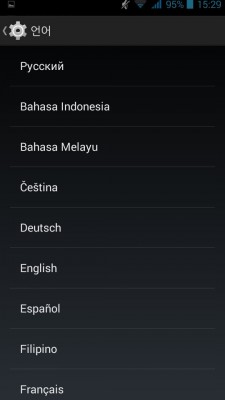Как изменить язык Android на русский