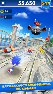 Sega празднует 100 млн загрузок Sonic Dash и готовит большое обновление