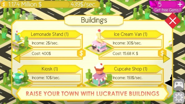 Idle Town — новый «кликер» в стиле градостроительного симулятора