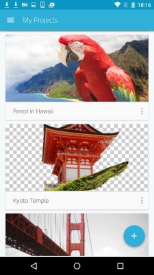 Adobe выпустила четыре приложения для Android на замену Photoshop Touch