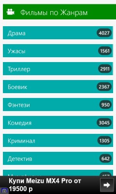 TOP киноприложений для Windows Phone