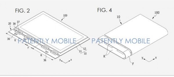 Samsung запатентовала два вида гибких дисплеев и "невидимые" кнопки