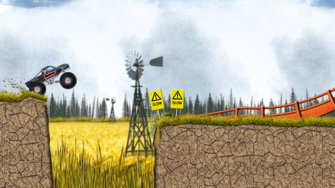 Stickman Downhill - Monster Truck 2.14. Скриншот 4