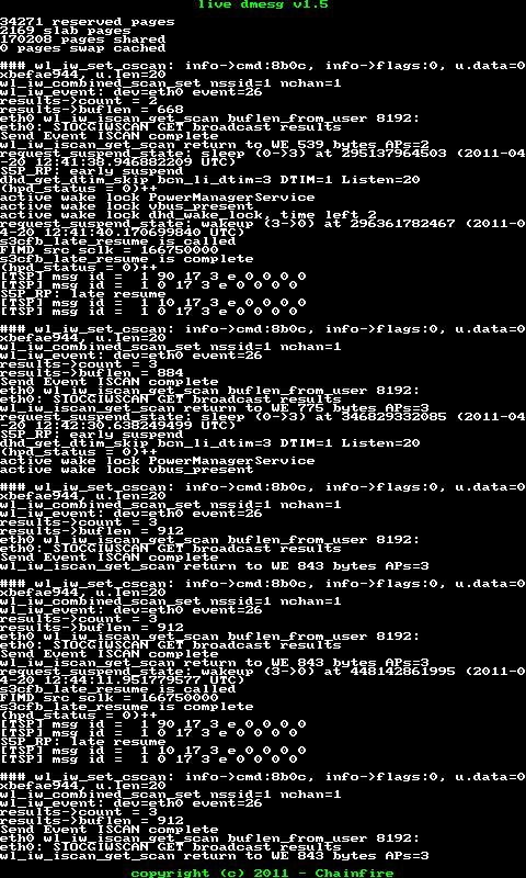 Live Dmesg 3.0. Скриншот 2