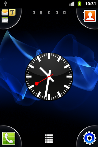 Часы в стиле iPad 3.2. Скриншот 1