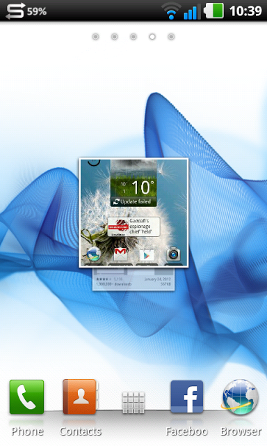 Xperia S Home Launcher 0.9.2c. Скриншот 1