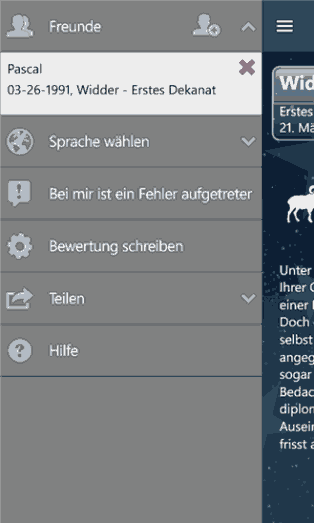 Horoscope. Скриншот 2