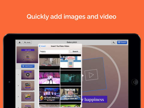 Prezi. Скриншот 2