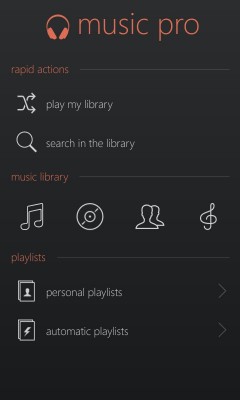 TOP музыкальных плееров для Windows Phone