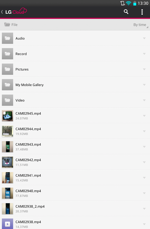 LG Cloud 3.4.00. Скриншот 2