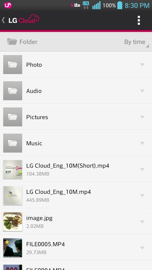 LG Cloud 3.4.00. Скриншот 12
