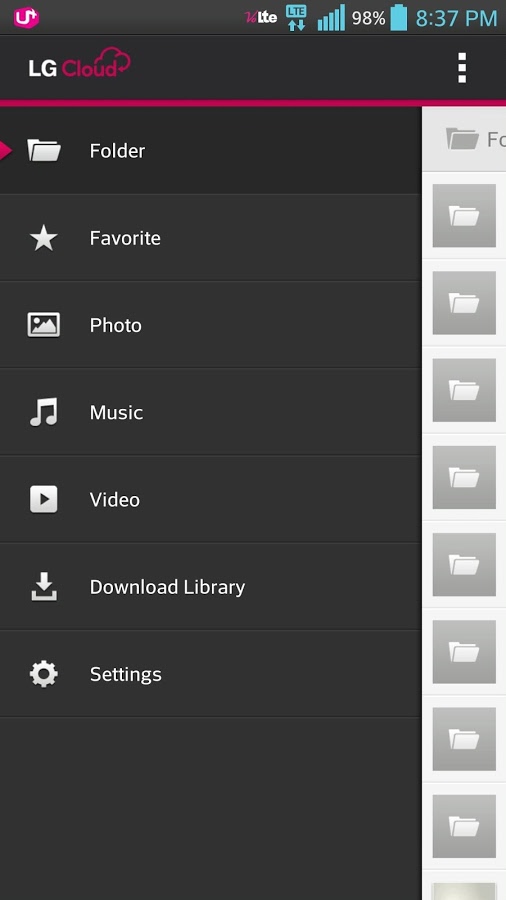 LG Cloud 3.4.00. Скриншот 3