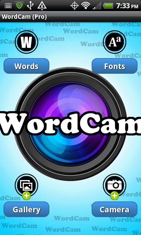 WordCam (FREE) 2.6. Скриншот 1