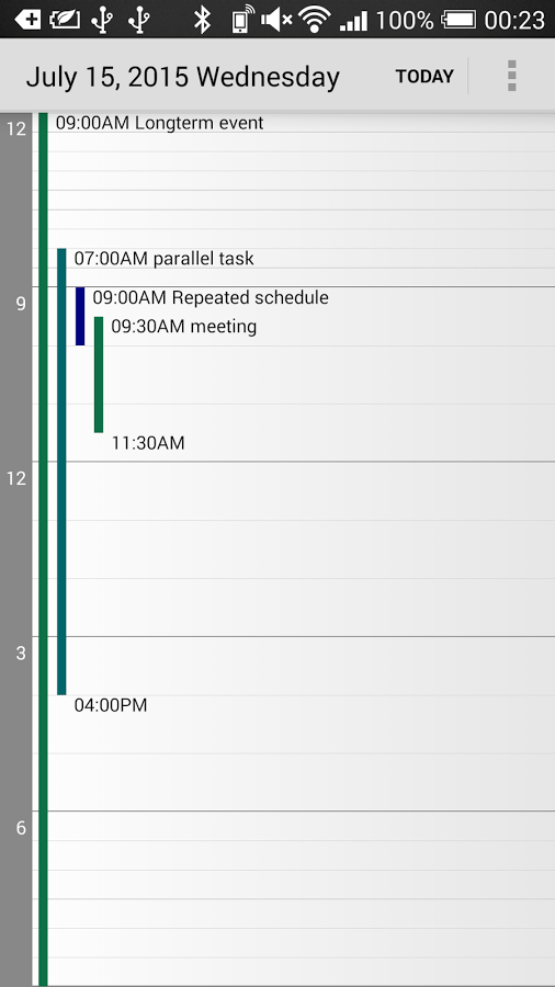Calendar Pad 3.4.5. Скриншот 3
