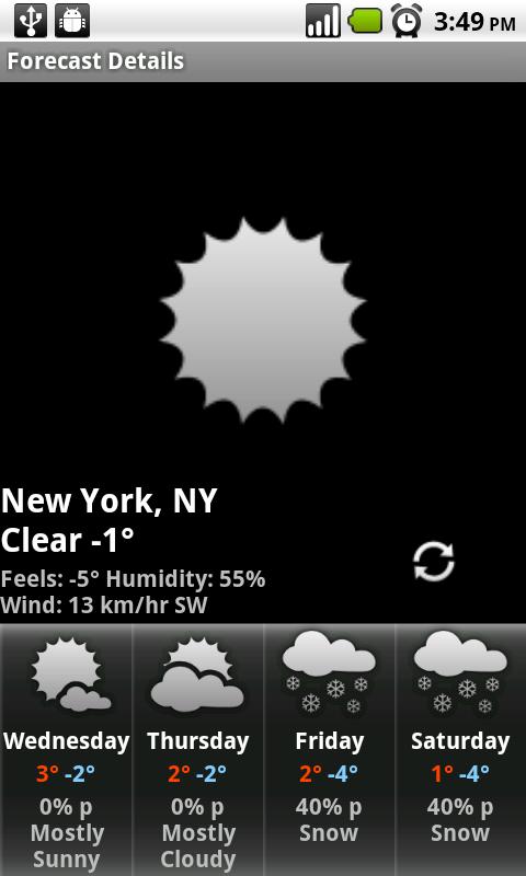 Sense Analog Glass Clock 4.2.4. Скриншот 3