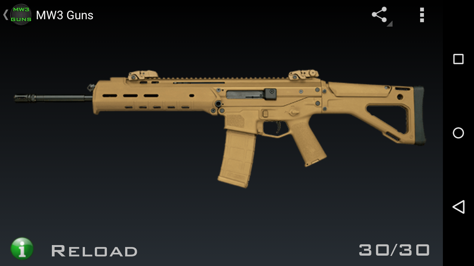 MW3 Guns 1.9. Скриншот 5