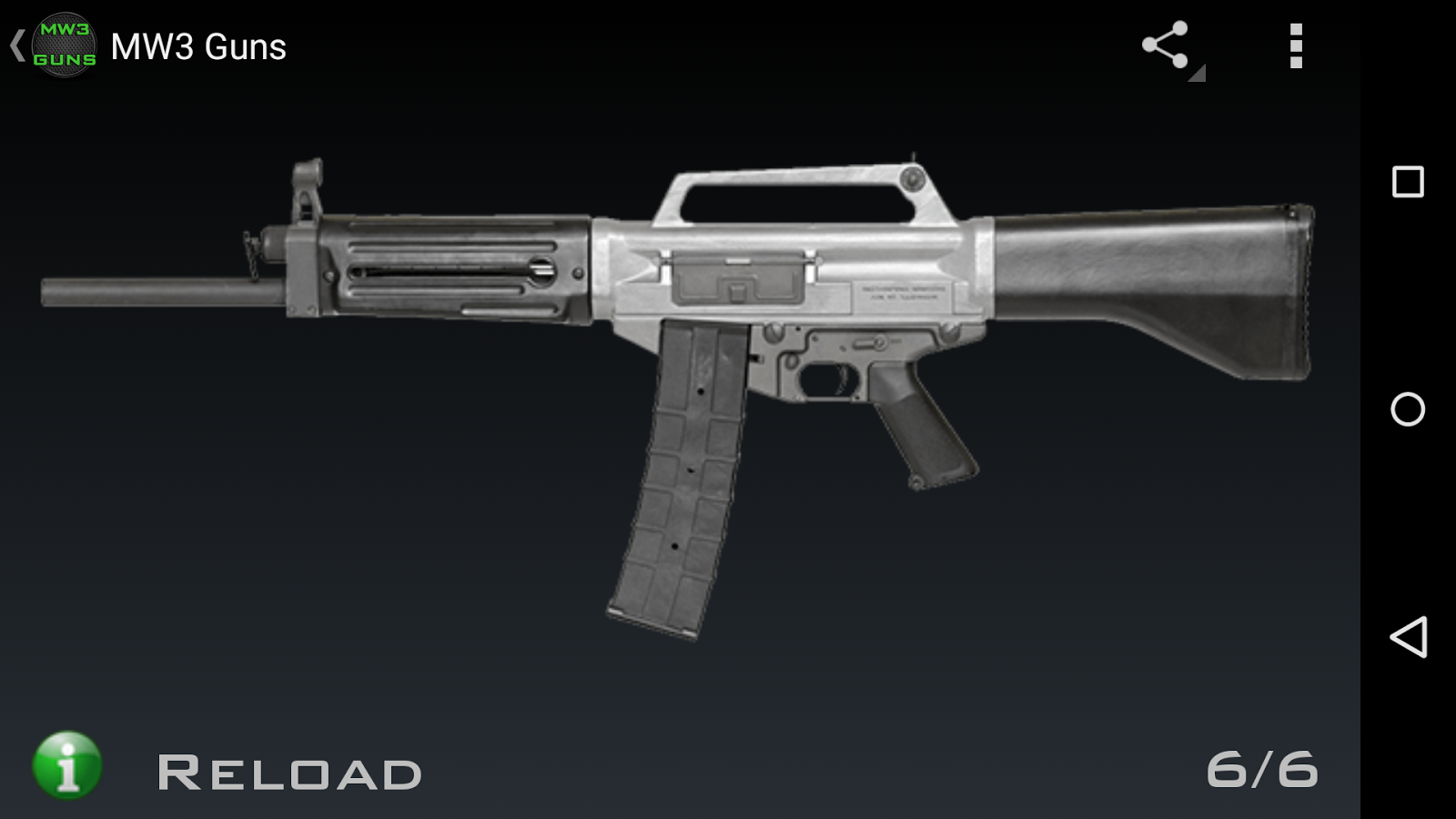 MW3 Guns 1.9. Скриншот 6
