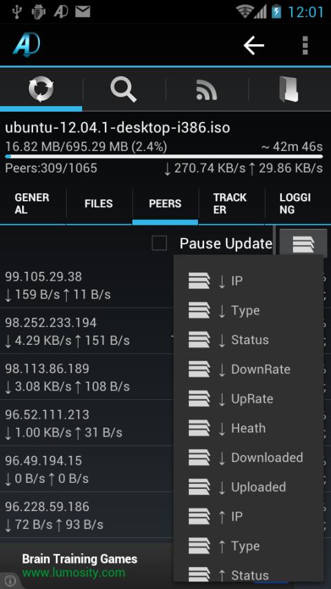 aDownloader 1.7.2. Скриншот 3