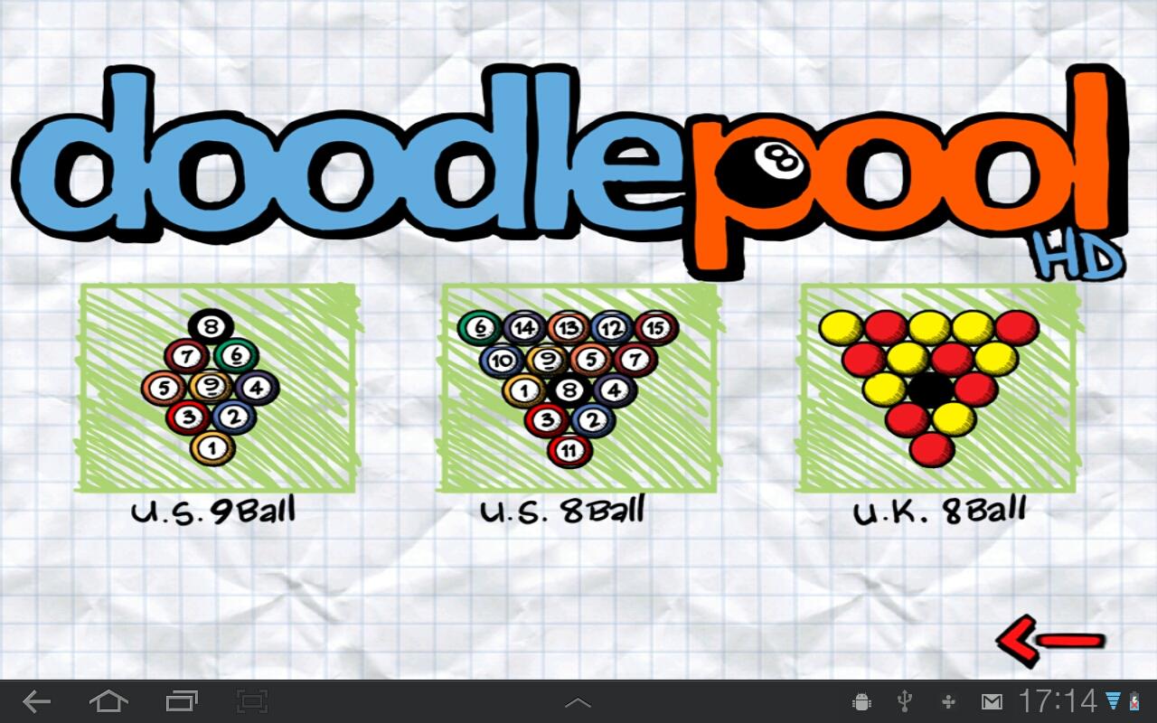 Doodle Pool HD 2.4. Скриншот 17