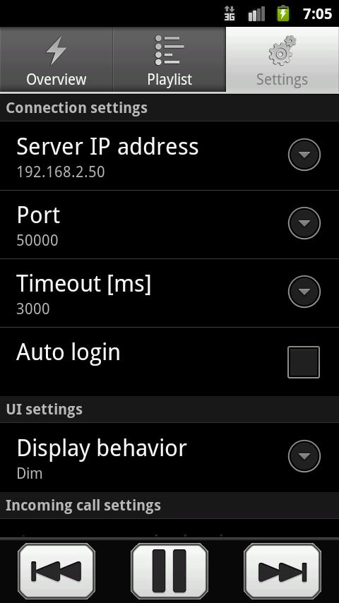 Remote Control for Winamp 1.00. Скриншот 3