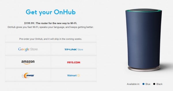 Google OnHub — роутер для "умного" дома