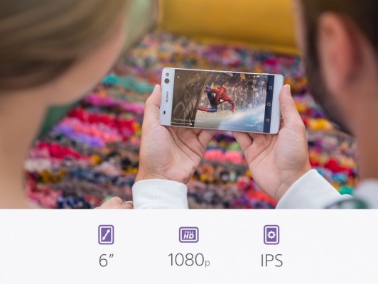 Безрамочный селфи-фаблет SONY Xperia C5 Ultra появился в России