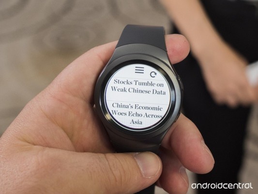 Фото и видео новых Samsung Gear S2