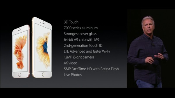 Новые iPhone 6S и iPhone 6S Plus получили технологию 3D Touch и 12-мегапиксельную камеру