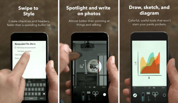 Приложение Paper для работы с графикой и текстом доступно для iPhone