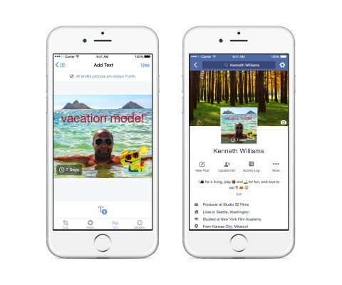 В Facebook* можно будет загружать зацикленное видео вместо фото профиля
