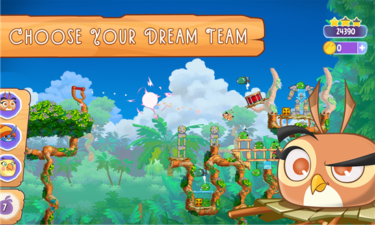 Angry Birds Stella. Скриншот 3